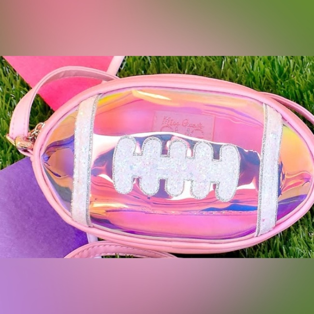 OMG accessories girls football purse NWT
